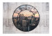 Photo Wallpaper New York Enclosed in a Clock Face - Window View of Architecture 61520 additionalThumb 1