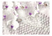 Photo Wallpaper Romantic abstraction - composition with white orchids and pearls 65620 additionalThumb 1
