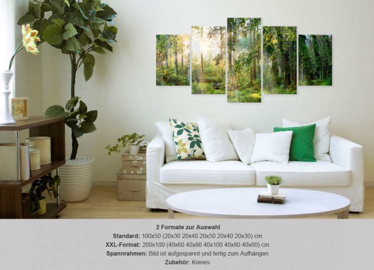 Acrylic print Green Sanctuary [Glass] 92520 additionalImage 7