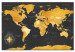 Decorative Pinboard Golden World [Cork Map] 95920 additionalThumb 2