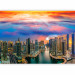 Photo Wallpaper Afternoon in Dubai - city architecture against an orange sky 99120 additionalThumb 5