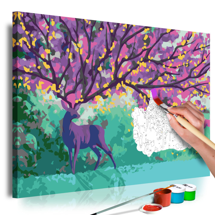 Paint by number Purple Deer 107530 additionalImage 3