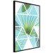 Wall Poster Geometric palm - abstract composition with leaves on a triangle background 114330 additionalThumb 10