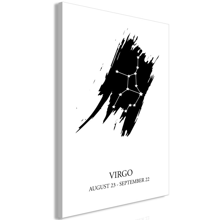 Canvas Print Virgo - modern graphics of the zodiac sign with stars 114830 additionalImage 2