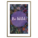 Poster Be wild - composition with English text on a background of colorful forest 117030 additionalThumb 15