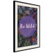Poster Be wild - composition with English text on a background of colorful forest 117030 additionalThumb 14