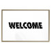 Wall Poster Welcome - black and white minimalist composition with English text 117530 additionalThumb 16