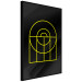 Wall Poster Black Geometry - unique geometric abstraction with neon yellow 119130 additionalThumb 12