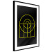 Wall Poster Black Geometry - unique geometric abstraction with neon yellow 119130 additionalThumb 13