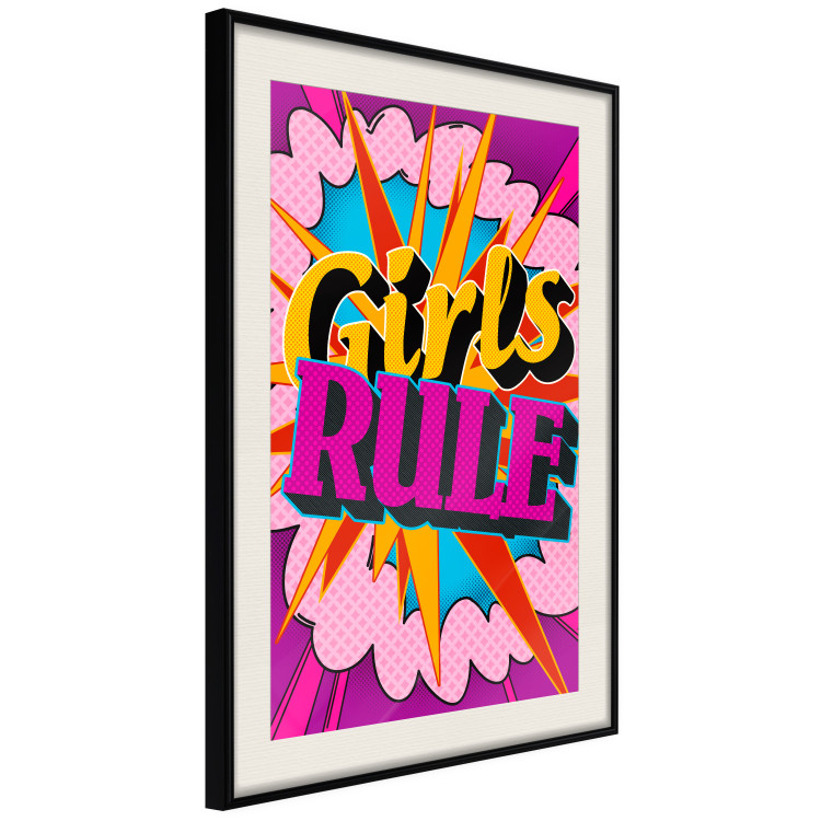 Wall Poster Girls Rule II - large English text in a colorful pop art motif 122730 additionalImage 3