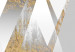 Poster Road to the Top (Beige) - abstract triangular mountains on a white background 125230 additionalThumb 9