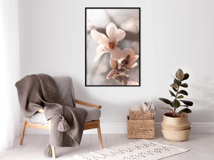 Wall Poster Spring Light - light pink flower on spring composition background 127830 additionalImage 4
