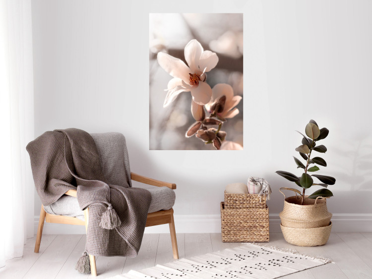 Wall Poster Spring Light - light pink flower on spring composition background 127830 additionalImage 3