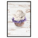 Wall Poster Lavender Dream - angel in purple flowers on wooden background 128030 additionalThumb 20