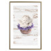 Wall Poster Lavender Dream - angel in purple flowers on wooden background 128030 additionalThumb 17