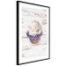 Wall Poster Lavender Dream - angel in purple flowers on wooden background 128030 additionalThumb 4