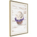 Wall Poster Lavender Dream - angel in purple flowers on wooden background 128030 additionalThumb 2