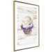 Wall Poster Lavender Dream - angel in purple flowers on wooden background 128030 additionalThumb 7