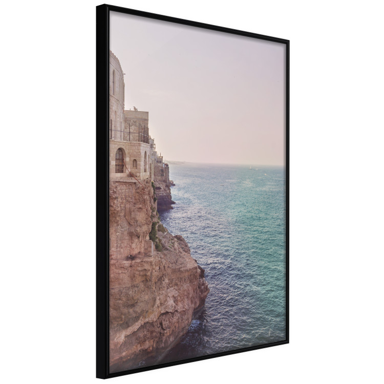 Wall Poster Turquoise Coast - cliff and architecture against seascape backdrop 129430 additionalImage 11