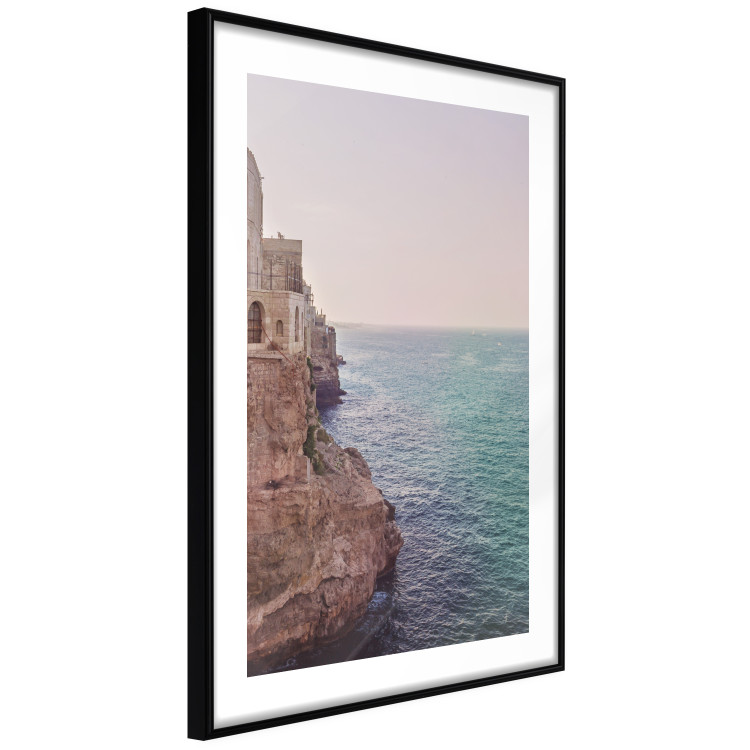 Wall Poster Turquoise Coast - cliff and architecture against seascape backdrop 129430 additionalImage 6