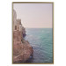 Wall Poster Turquoise Coast - cliff and architecture against seascape backdrop 129430 additionalThumb 17
