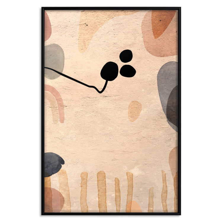Poster Fruity Autumn - abstract texture with shapes resembling fruits 129830 additionalImage 16