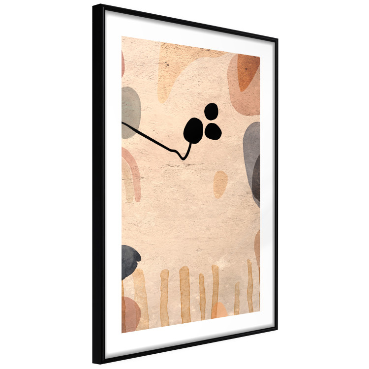 Poster Fruity Autumn - abstract texture with shapes resembling fruits 129830 additionalImage 6