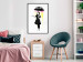 Wall Poster Girl with Umbrella - black and white girl in a colorful rain 132430 additionalThumb 11