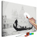 Paint by number Black and White Venice 134630 additionalThumb 3