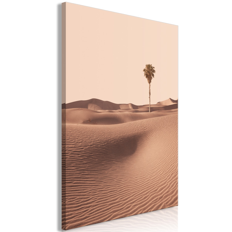 Canvas Art Print Desert Vegetation (1-piece) Vertical - Arab desert in Morocco 134730 additionalImage 2