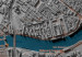 Poster London Layout - composition of a gray city map shown from bird's-eye view 134830 additionalThumb 11
