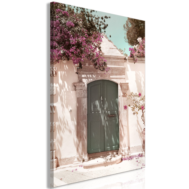 Canvas Print Garden wicket - photo of urban streets and flowers in the sun 135730 additionalImage 2