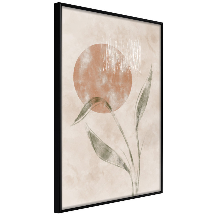 Poster Autumn Sunrise - autumnal plant composition on a beige background 138130 additionalImage 17