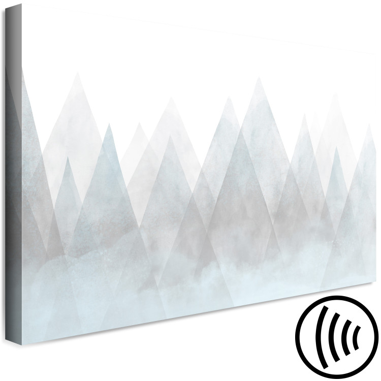 Canvas Mountain Geometry (1-piece) Wide - abstraction in triangular mountains 138830 additionalImage 6