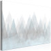 Canvas Mountain Geometry (1-piece) Wide - abstraction in triangular mountains 138830 additionalThumb 2