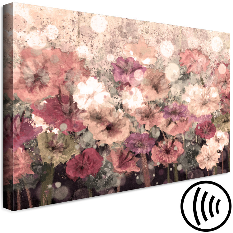Canvas Pastel Meadow (1-piece) - spring flowers in warm colors 144330 additionalImage 6
