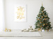 Canvas The Most Beautiful Time - Decorative Inscription, Golden Holiday Text 148030 additionalThumb 3