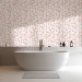 Modern Wallpaper Pink Pattern - Rows of Pink Flamingos With Eyes Closed 150030 additionalThumb 10