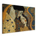 Canvas Print A Hugging Couple - A Mosaic Portrait Inspired by the Style of Gustav Klimt 151030 additionalThumb 2