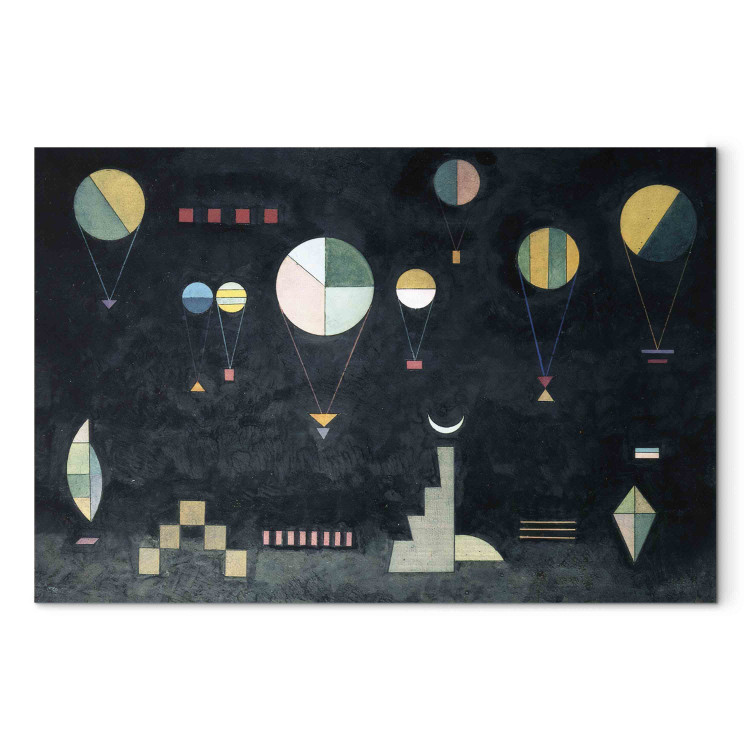 Art Reproduction Shallow Depth - Wassily Kandinsky’s Composition on a Dark Background 151630