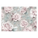 Photo Wallpaper Large Rose Buds - Flowers in Delicate Gray-Pink Shades 159930 additionalThumb 1