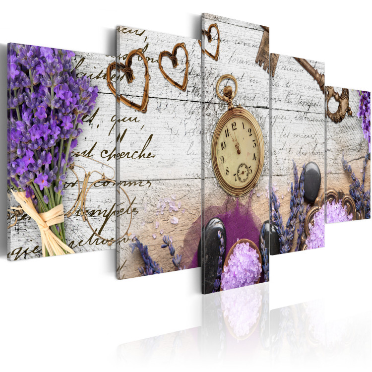 Canvas Print Heather composition 55630 additionalImage 2