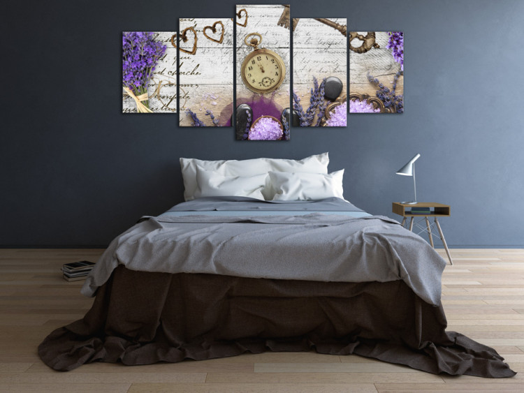 Canvas Print Heather composition 55630 additionalImage 3