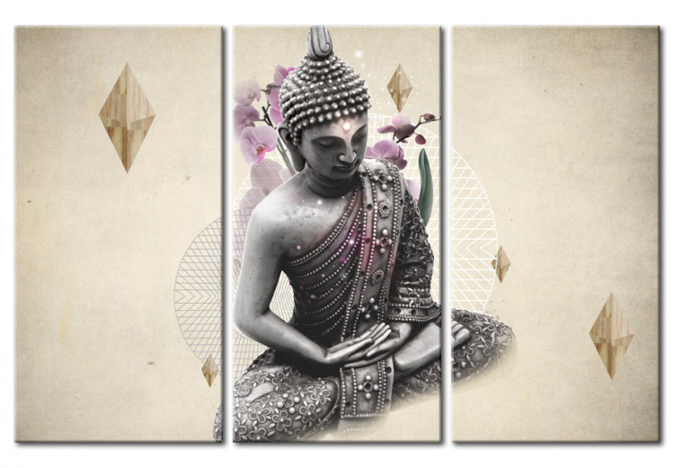 Canvas Print Buddha´s figure- view from the top 56230