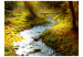 Photo Wallpaper Among Trees - River with Waterfall Flowing through a Forest with a Bridge in the Background 59830 additionalThumb 1
