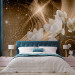 Wall Mural Golden milky way - orchids on a background with crystals and sparkle effect 62330 additionalThumb 2
