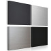 Canvas Dark Quartet (4-piece) - Gray Industrial-style Abstraction 93930 additionalThumb 2