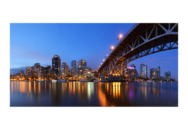 Photo Wallpaper Vancouver Canada - city architecture with skyscrapers in night light 96730 additionalImage 1