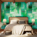 Modern Wallpaper Magma Pixels (Green) 108040 additionalThumb 3