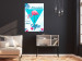 Wall Poster Adventure is out there! - geometric abstraction with a pink bird 114440 additionalThumb 23